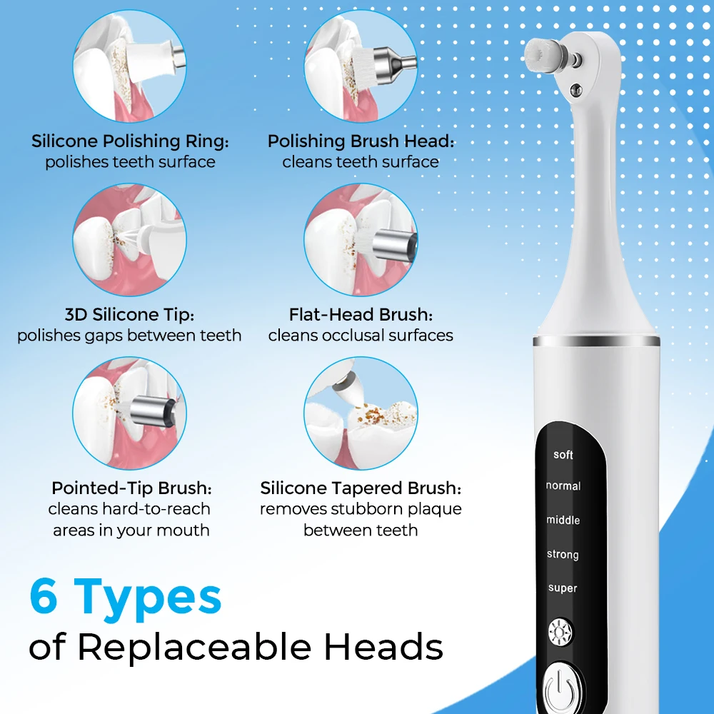 Electric Tooth Polisher Teeth  - огляд і ціна Teeth Whitening Kit