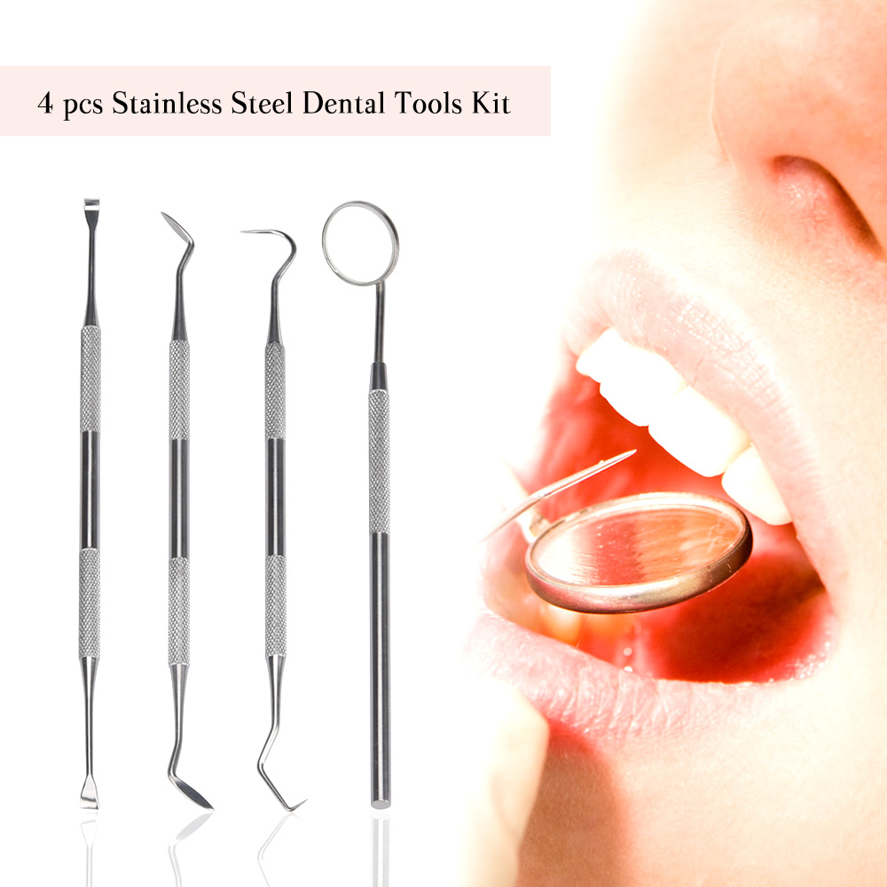 4Pcs Set Tartar Scraper Scaler - огляд і ціна Teeth Whitening Mouthwash