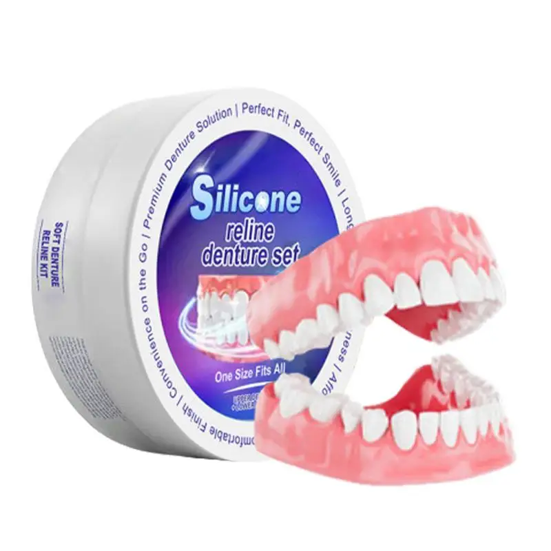 Silicone Denture Set Fit Tempo - огляд і ціна Teeth Whitening Kit