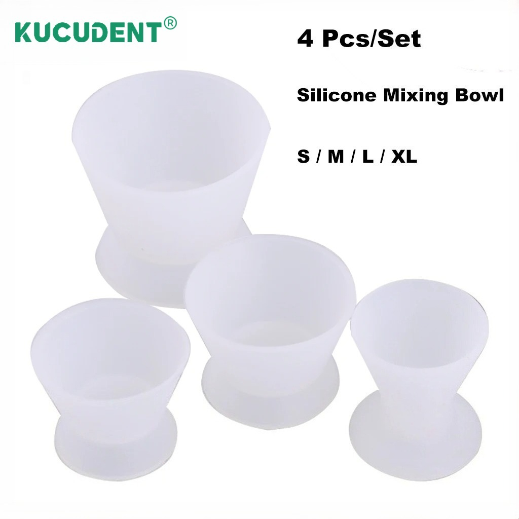 4Pcs/Set Dental Silicone Cup F - огляд і ціна Teeth Whitening Kit