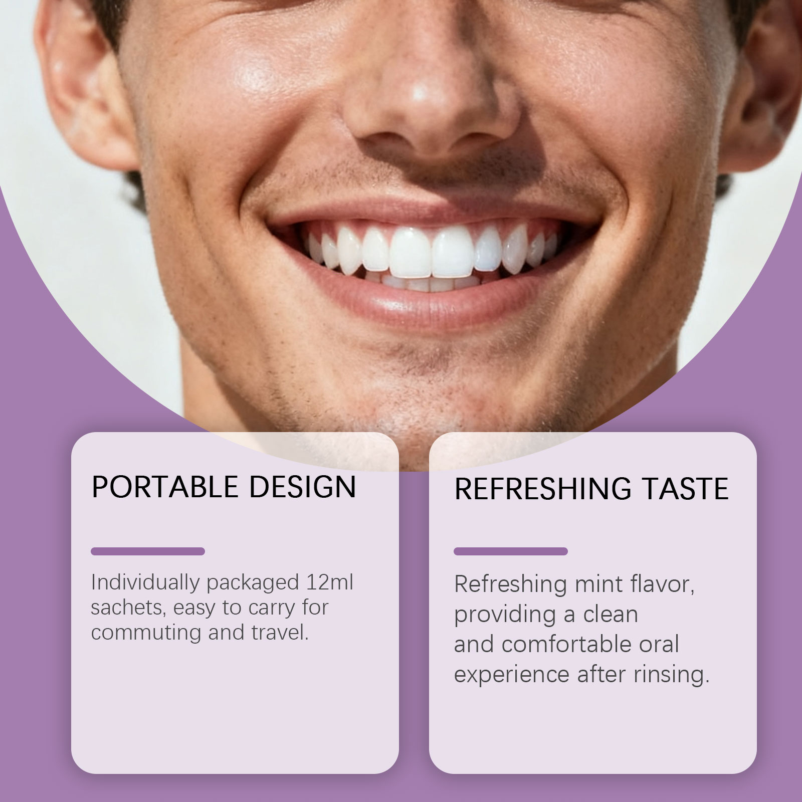Purple Mouthwash For Teeth Whi - огляд і ціна Teeth Whitening Mouthwash