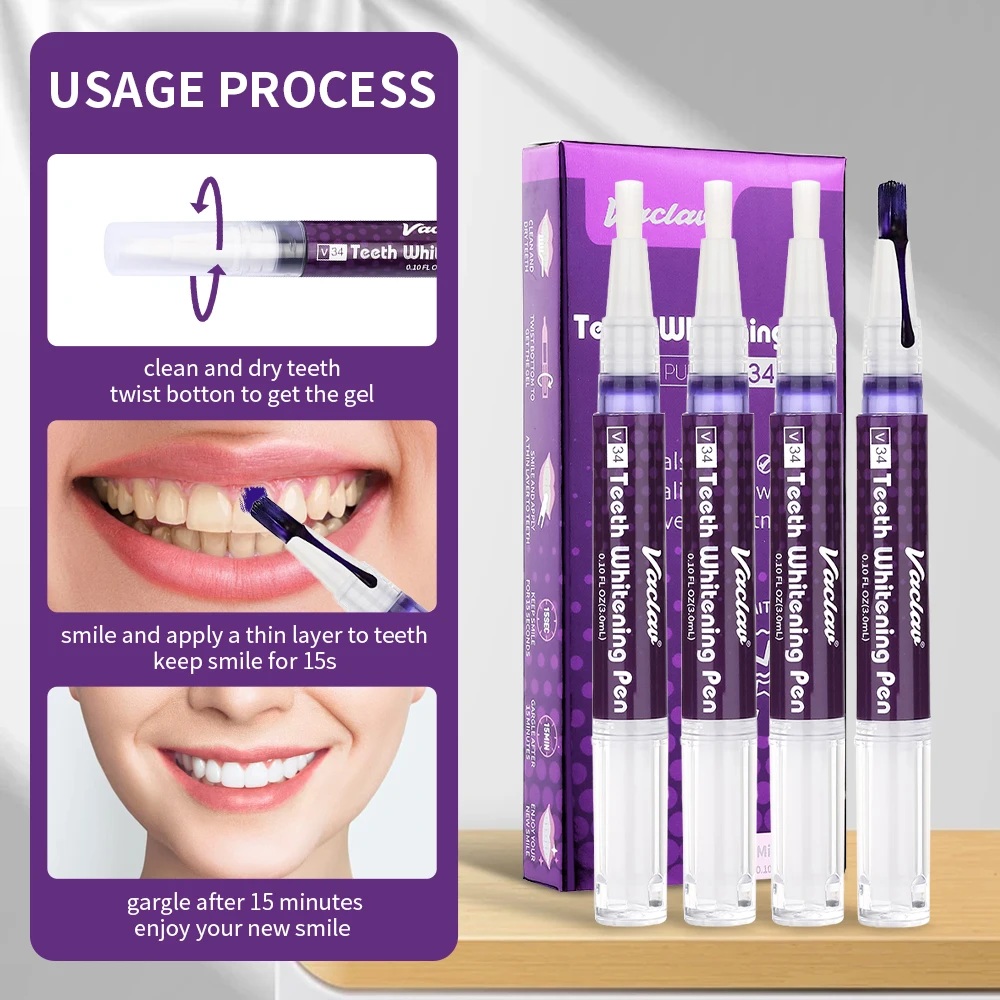 Vaclav V34 Purple Teeth Whiten - огляд і ціна Teeth Whitening Near Me