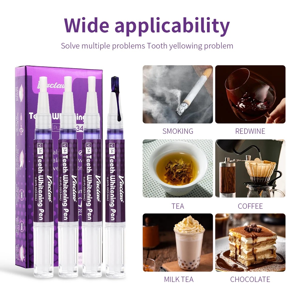 Vaclav V34 Purple Teeth Whiten - огляд і ціна Teeth Whitening Near Me